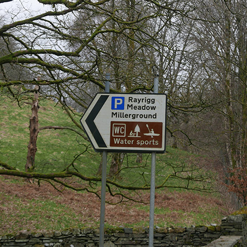 Rayrigg Meadow Car Park Signage Rayrigg Meadow Car Park Signage
